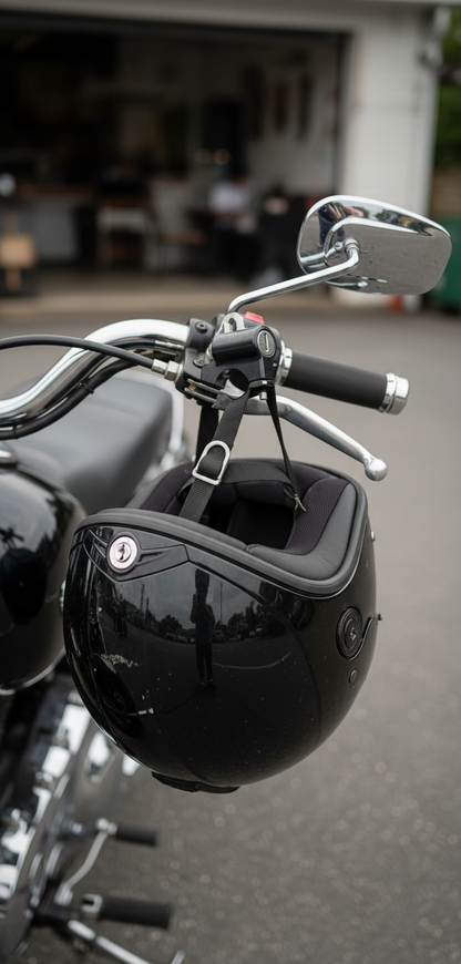 Motorcycle Helmet Lock